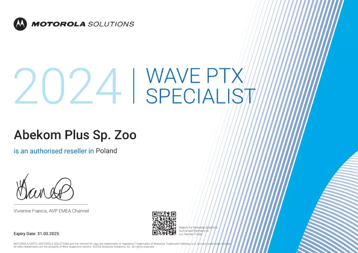 Abekom Wave PTX Specialist 2024